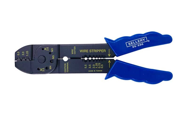 4 WAY DELUXE CRIMPING TOOL 8”