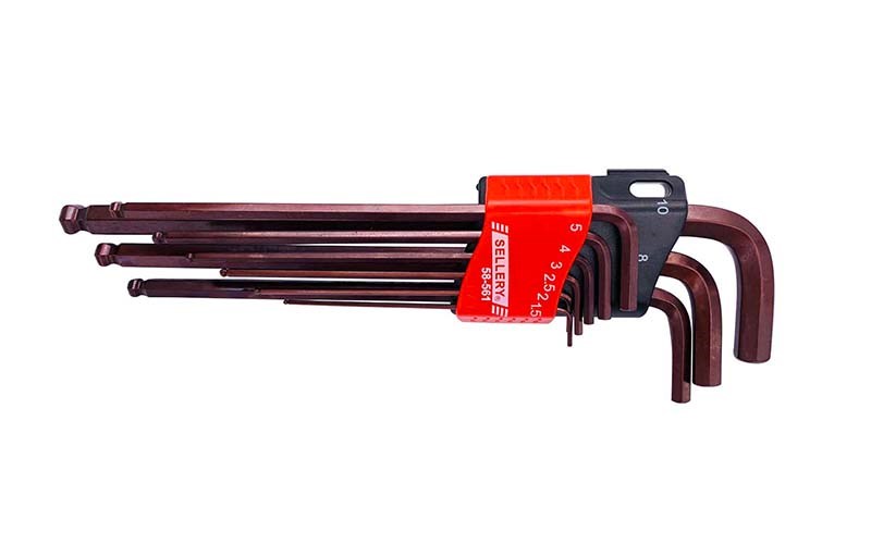9PC BALL POINT WRENCH SET