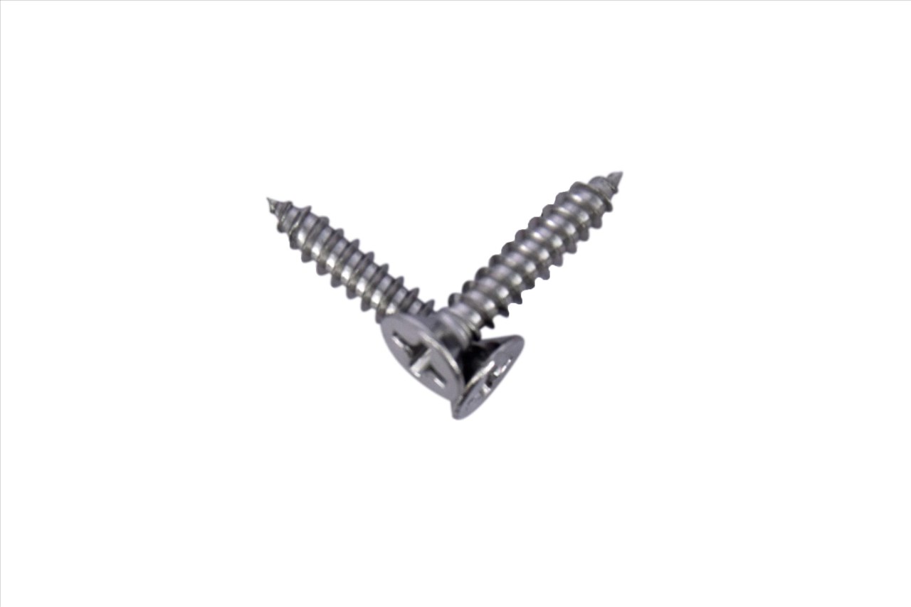 18-964 不銹鋼皿頭十字鐵板牙螺絲 1/8 x 5/8英吋