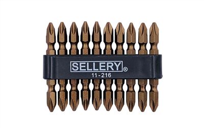 11-216  10PC DOUBLE END POWER BIT #2x65MM
