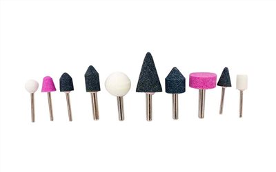 38-210  10PC MOUNTED GRINDING STONE SET