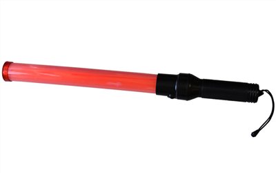 新品！警察★交通☆LED式★伸縮式指揮棒 LED 伸縮式指揮棒 赤・白 38cm〜66cm - 警備用品・防犯用品 プロ